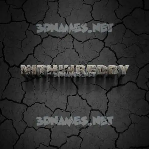 nithinreddy in Cracked Stone style - 3D name wallpaper nithinreddy in Cracked Stone style - 3D name wallpaper