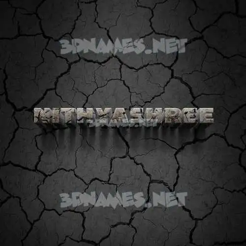 nithyashree in Cracked Stone style - 3D name wallpaper nithyashree in Cracked Stone style - 3D name wallpaper