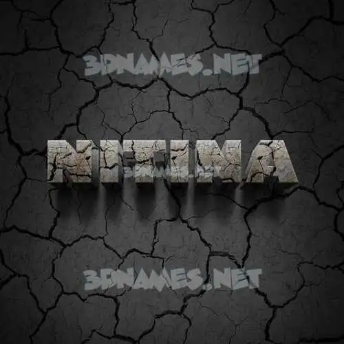 nitina in Cracked Stone style - 3D name wallpaper nitina in Cracked Stone style - 3D name wallpaper