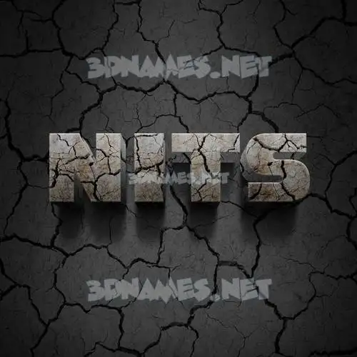 nits in Cracked Stone style - 3D name wallpaper nits in Cracked Stone style - 3D name wallpaper
