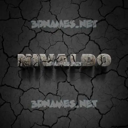 nivaldo in Cracked Stone style - 3D name wallpaper nivaldo in Cracked Stone style - 3D name wallpaper