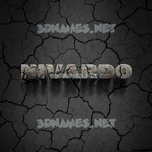 nivardo in Cracked Stone style - 3D name wallpaper nivardo in Cracked Stone style - 3D name wallpaper