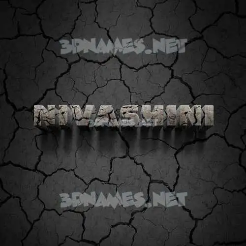nivashini in Cracked Stone style - 3D name wallpaper nivashini in Cracked Stone style - 3D name wallpaper