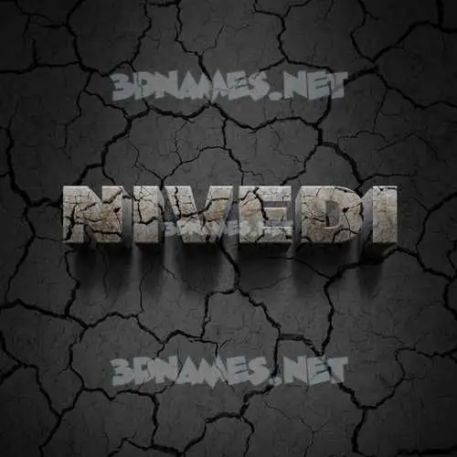 nivedi in Cracked Stone style - 3D name wallpaper nivedi in Cracked Stone style - 3D name wallpaper