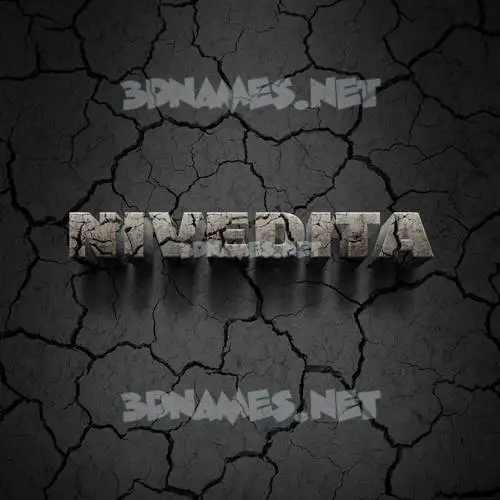 nivedita in Cracked Stone style - 3D name wallpaper nivedita in Cracked Stone style - 3D name wallpaper