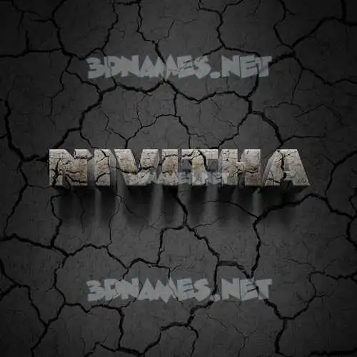 nivitha in Cracked Stone style - 3D name wallpaper nivitha in Cracked Stone style - 3D name wallpaper