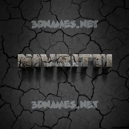 nivritti in Cracked Stone style - 3D name wallpaper nivritti in Cracked Stone style - 3D name wallpaper