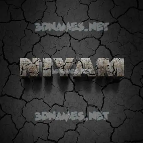 niyam in Cracked Stone style - 3D name wallpaper niyam in Cracked Stone style - 3D name wallpaper