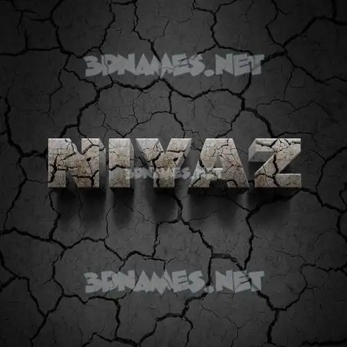 niyaz in Cracked Stone style - 3D name wallpaper niyaz in Cracked Stone style - 3D name wallpaper