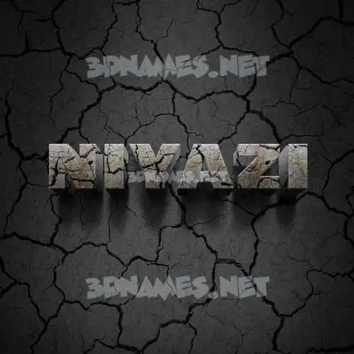 niyazi in Cracked Stone style - 3D name wallpaper niyazi in Cracked Stone style - 3D name wallpaper
