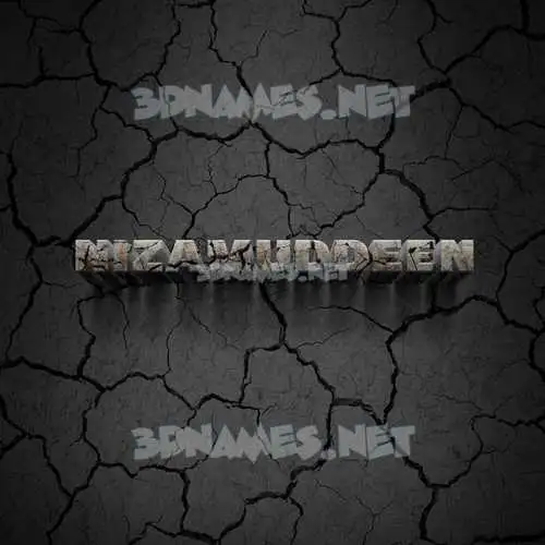 nizamuddeen in Cracked Stone style - 3D name wallpaper nizamuddeen in Cracked Stone style - 3D name wallpaper