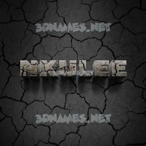 nkulee in Cracked Stone style - 3D name wallpaper nkulee in Cracked Stone style - 3D name wallpaper