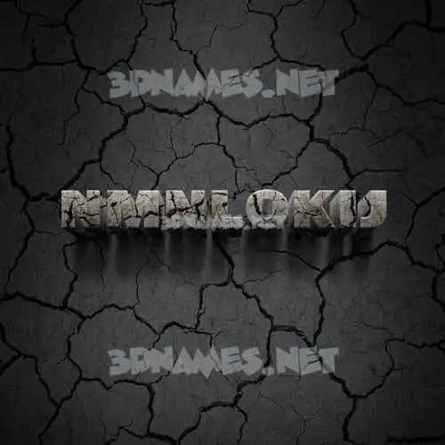 nmnlokij in Cracked Stone style - 3D name wallpaper nmnlokij in Cracked Stone style - 3D name wallpaper