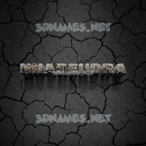 nnarendra in Cracked Stone style - 3D name wallpaper nnarendra in Cracked Stone style - 3D name wallpaper