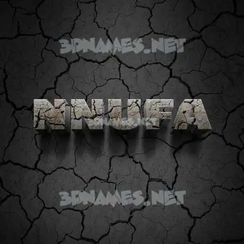 nnufa in Cracked Stone style - 3D name wallpaper nnufa in Cracked Stone style - 3D name wallpaper