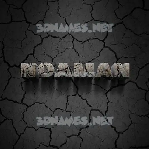 noaman in Cracked Stone style - 3D name wallpaper noaman in Cracked Stone style - 3D name wallpaper