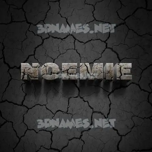 noemie in Cracked Stone style - 3D name wallpaper noemie in Cracked Stone style - 3D name wallpaper