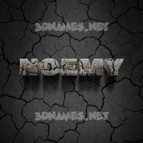 noemy in Cracked Stone style - 3D name wallpaper noemy in Cracked Stone style - 3D name wallpaper
