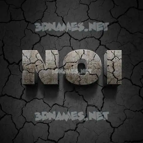 noi in Cracked Stone style - 3D name wallpaper noi in Cracked Stone style - 3D name wallpaper