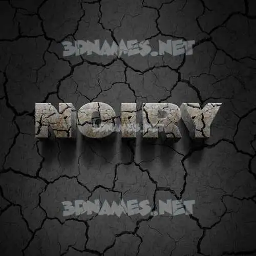 noiry in Cracked Stone style - 3D name wallpaper noiry in Cracked Stone style - 3D name wallpaper