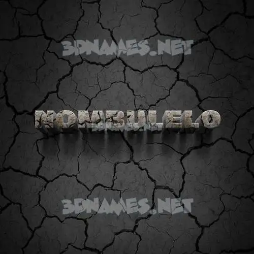 nombulelo in Cracked Stone style - 3D name wallpaper nombulelo in Cracked Stone style - 3D name wallpaper