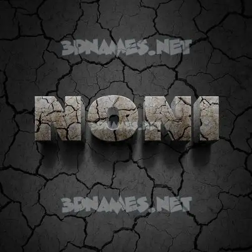 noni in Cracked Stone style - 3D name wallpaper noni in Cracked Stone style - 3D name wallpaper