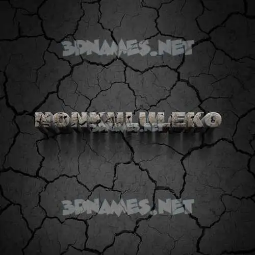 nonkululeko in Cracked Stone style - 3D name wallpaper nonkululeko in Cracked Stone style - 3D name wallpaper