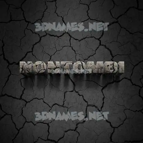 nontombi in Cracked Stone style - 3D name wallpaper nontombi in Cracked Stone style - 3D name wallpaper
