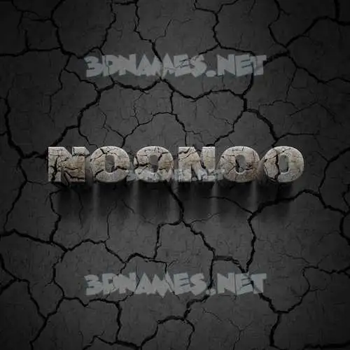 noonoo in Cracked Stone style - 3D name wallpaper noonoo in Cracked Stone style - 3D name wallpaper