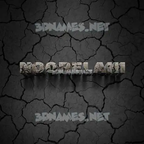 noorelahi in Cracked Stone style - 3D name wallpaper noorelahi in Cracked Stone style - 3D name wallpaper