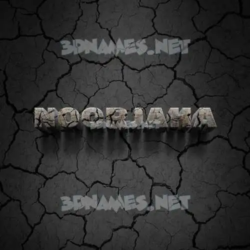 noorjaha in Cracked Stone style - 3D name wallpaper noorjaha in Cracked Stone style - 3D name wallpaper