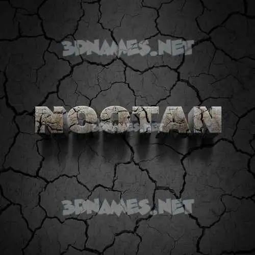 nootan in Cracked Stone style - 3D name wallpaper nootan in Cracked Stone style - 3D name wallpaper