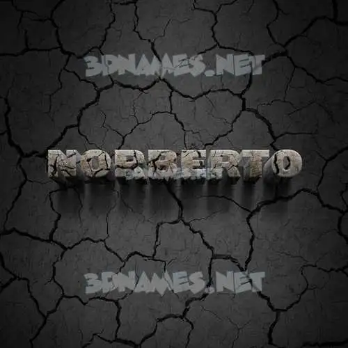 norberto in Cracked Stone style - 3D name wallpaper norberto in Cracked Stone style - 3D name wallpaper