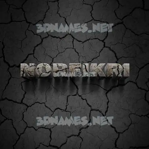norfikri in Cracked Stone style - 3D name wallpaper norfikri in Cracked Stone style - 3D name wallpaper