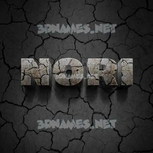 nori in Cracked Stone style - 3D name wallpaper nori in Cracked Stone style - 3D name wallpaper