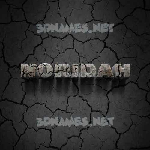 noridah in Cracked Stone style - 3D name wallpaper noridah in Cracked Stone style - 3D name wallpaper