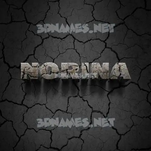 norina in Cracked Stone style - 3D name wallpaper norina in Cracked Stone style - 3D name wallpaper