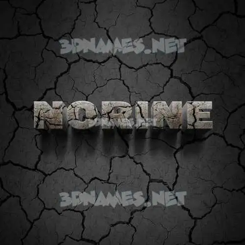 norine in Cracked Stone style - 3D name wallpaper norine in Cracked Stone style - 3D name wallpaper