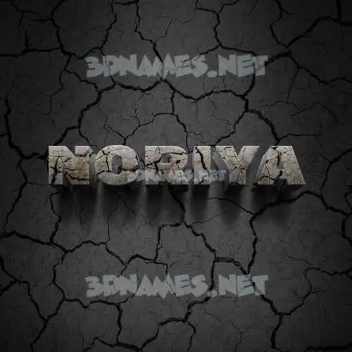 noriya in Cracked Stone style - 3D name wallpaper noriya in Cracked Stone style - 3D name wallpaper