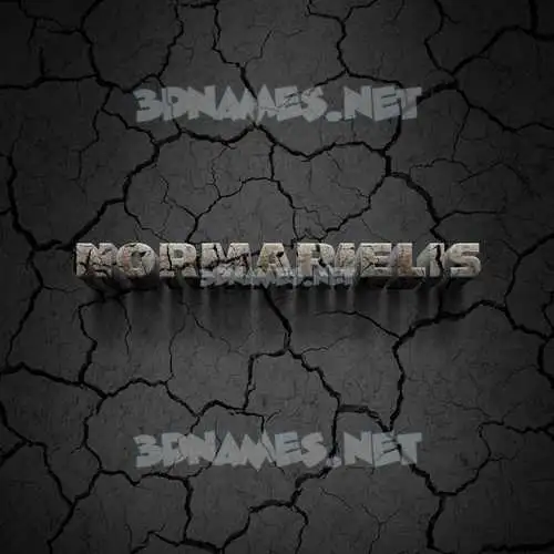 normarielis in Cracked Stone style - 3D name wallpaper normarielis in Cracked Stone style - 3D name wallpaper