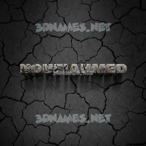 noufiahmed in Cracked Stone style - 3D name wallpaper noufiahmed in Cracked Stone style - 3D name wallpaper