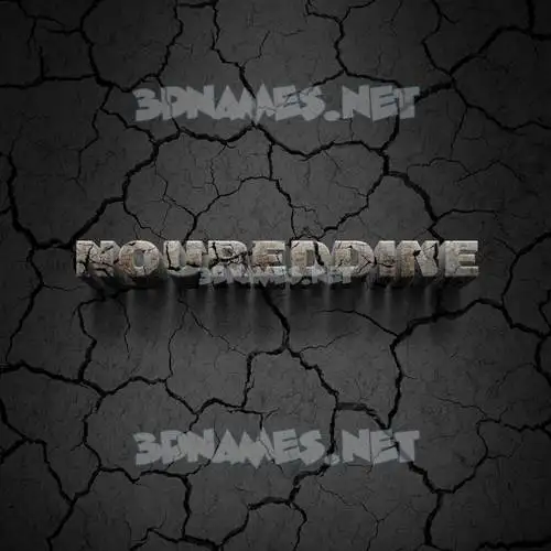 noureddine in Cracked Stone style - 3D name wallpaper noureddine in Cracked Stone style - 3D name wallpaper