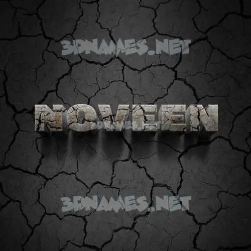 noveen in Cracked Stone style - 3D name wallpaper noveen in Cracked Stone style - 3D name wallpaper