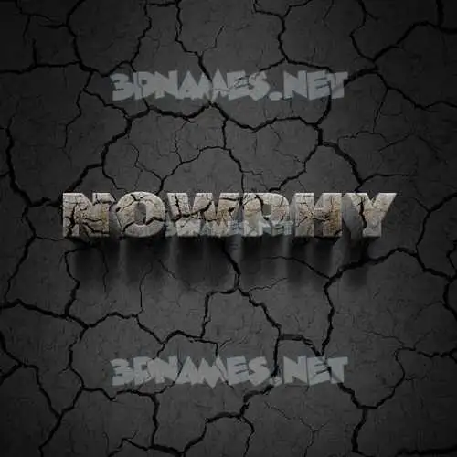 nowphy in Cracked Stone style - 3D name wallpaper nowphy in Cracked Stone style - 3D name wallpaper