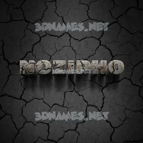 nozipho in Cracked Stone style - 3D name wallpaper nozipho in Cracked Stone style - 3D name wallpaper