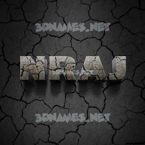 nraj in Cracked Stone style - 3D name wallpaper nraj in Cracked Stone style - 3D name wallpaper