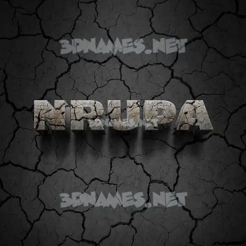 nrupa in Cracked Stone style - 3D name wallpaper nrupa in Cracked Stone style - 3D name wallpaper
