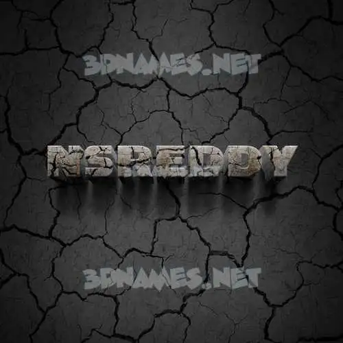 nsreddy in Cracked Stone style - 3D name wallpaper nsreddy in Cracked Stone style - 3D name wallpaper