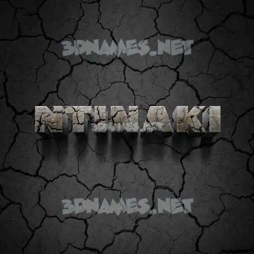 ntinaki in Cracked Stone style - 3D name wallpaper ntinaki in Cracked Stone style - 3D name wallpaper