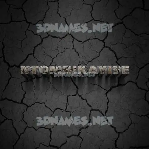 ntombikayise in Cracked Stone style - 3D name wallpaper ntombikayise in Cracked Stone style - 3D name wallpaper